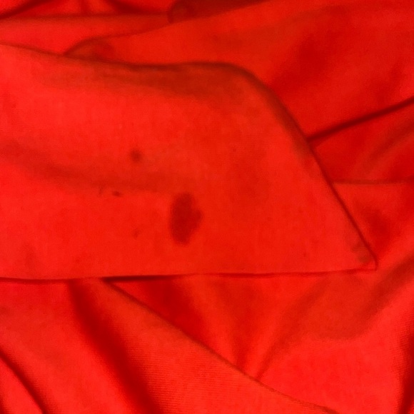 ELOQUII cross front flutter sleeve dress orange women’s plus size 24 midi fall - Picture 7 of 7